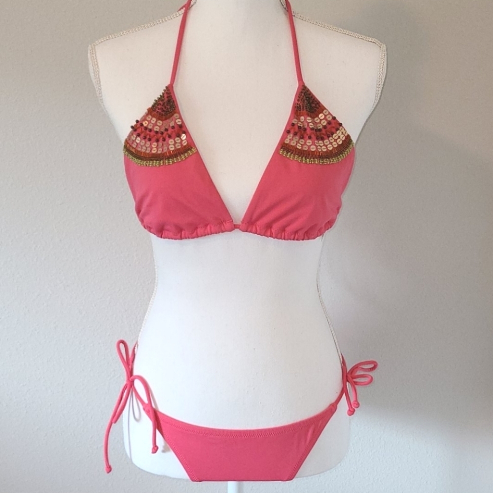 Victoria's Secret Pink Sequin Bikini